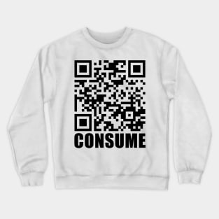 CONSUME - QR Code Crewneck Sweatshirt